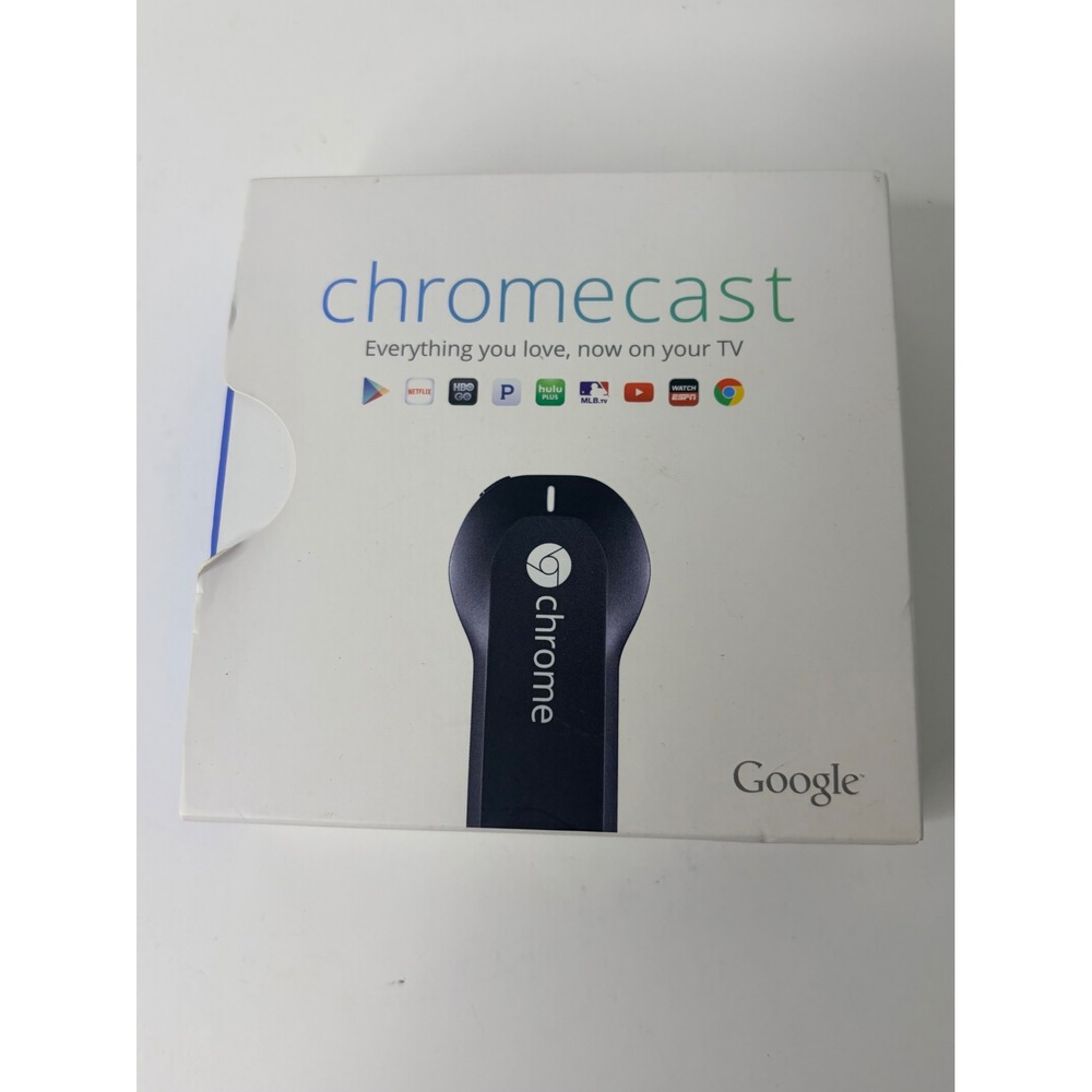 Google Chromecast 1st Generation Digital‎ Media Streamer Black H2G2-42 HDMI